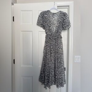 Express Full-Length Lounge Chiffon Beach Cover-Up Size S.